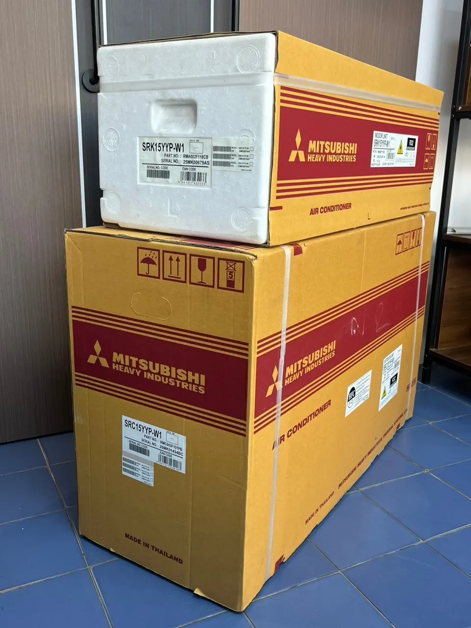 มือหนึ่งขายถูกมาก‼️ เครื่องปรับอากาศ แอร์ Mitsubishi Heavy Duty 15,297BTU รุ่น SRK15YYP-W1 รูปที่ 2