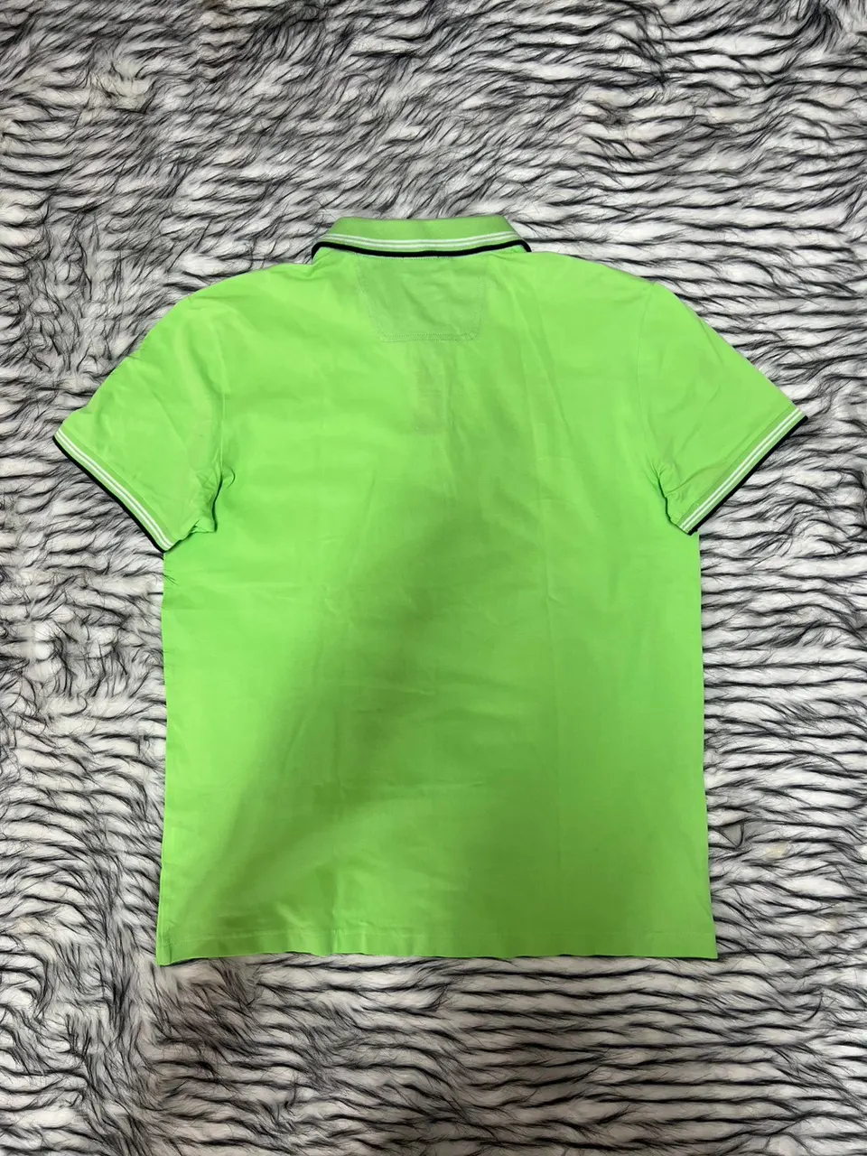เสื้อโปโล BOSS (Hugo Boss) Paddy Polo Shirt สีเขียวมะนาว รูปที่ 2