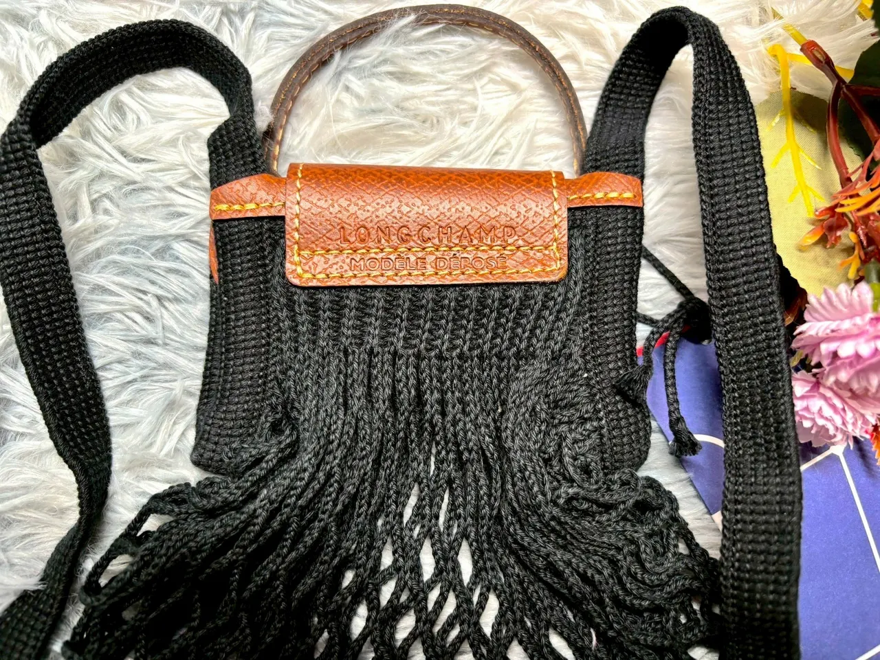 ใหม่ มือหนึ่ง กระเป๋า longchamp le pliage filet xs mesh bag รูปที่ 2