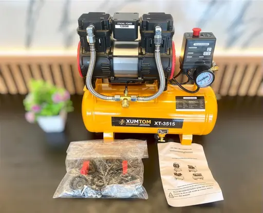 ปั๊มลมออยล์ฟรี XUMTOM รุ่น XT-3515