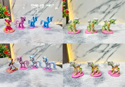 โมเดลม้าจิ๋ว My Little Pony & คละแก๊งรวม 7 ตัว สภาพสวย 🦄