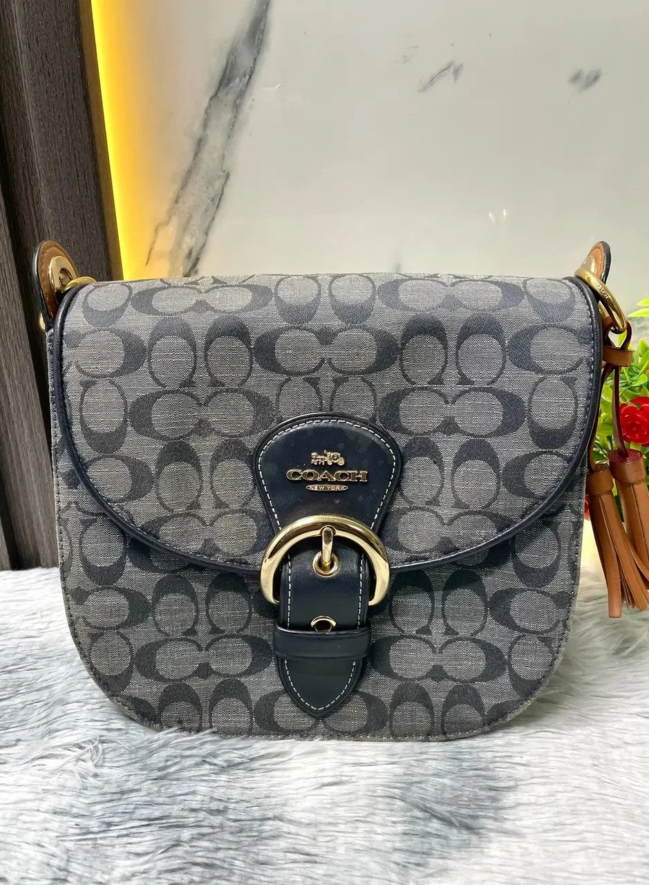 กระเป๋าแบรนด์ Coach รุ่น Kleo Shoulder Bag 23 (รหัสรุ่น C8514) รูปที่ 2