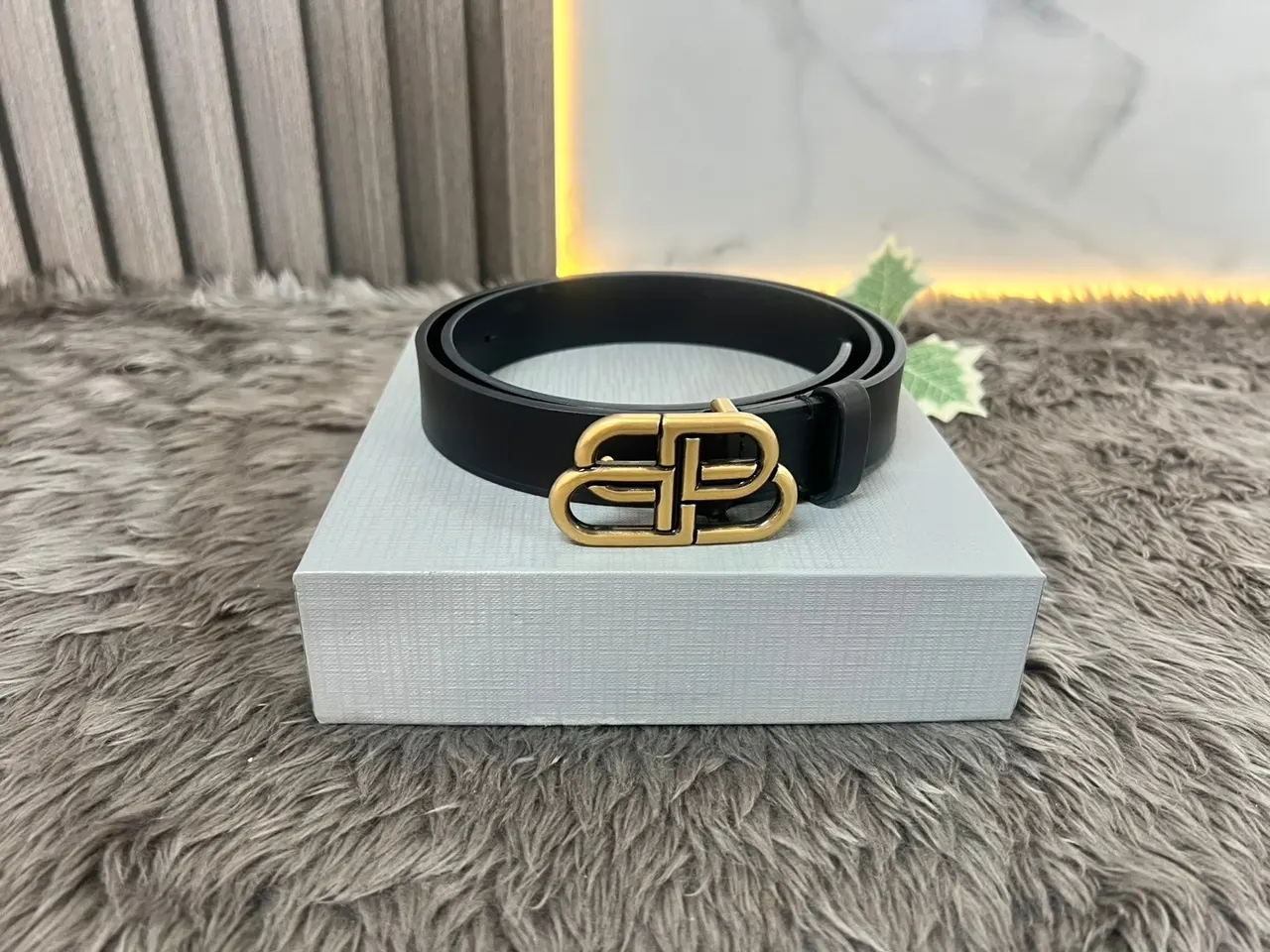 Used Balenciaga BB Thin Belt/25 ไซส์ 75 ปี 2021 รูปที่ 2