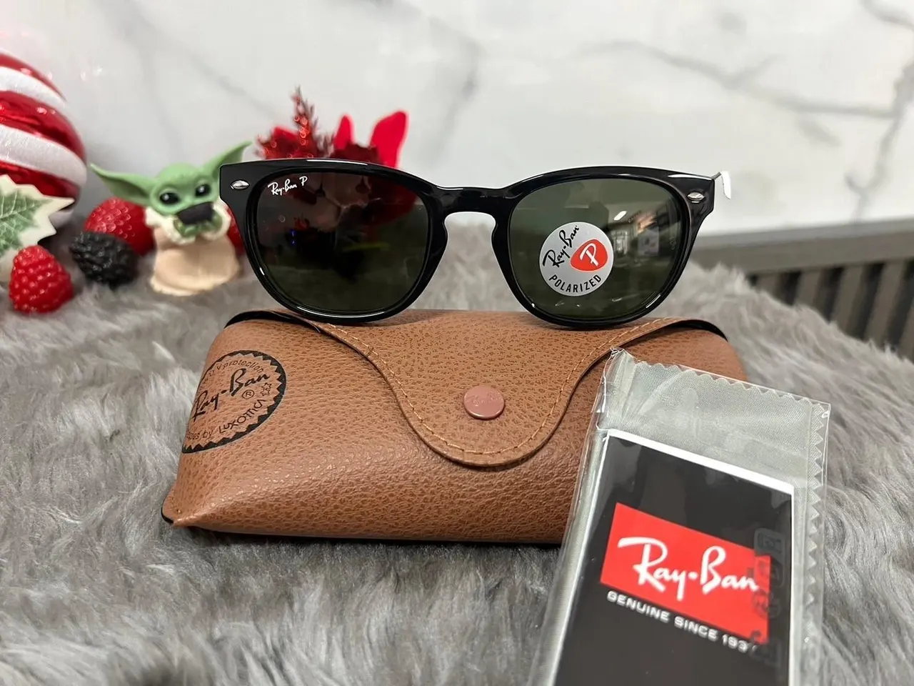 RayBan RB4140 601 Black Size 58 ใหม่มือหนึ่ง รูปที่ 2