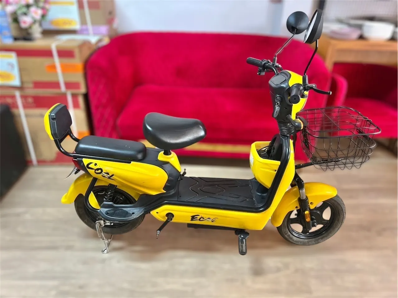 จักรยานไฟฟ้า EM BIKE รุ่น ECO สีเหลือง รูปที่ 2