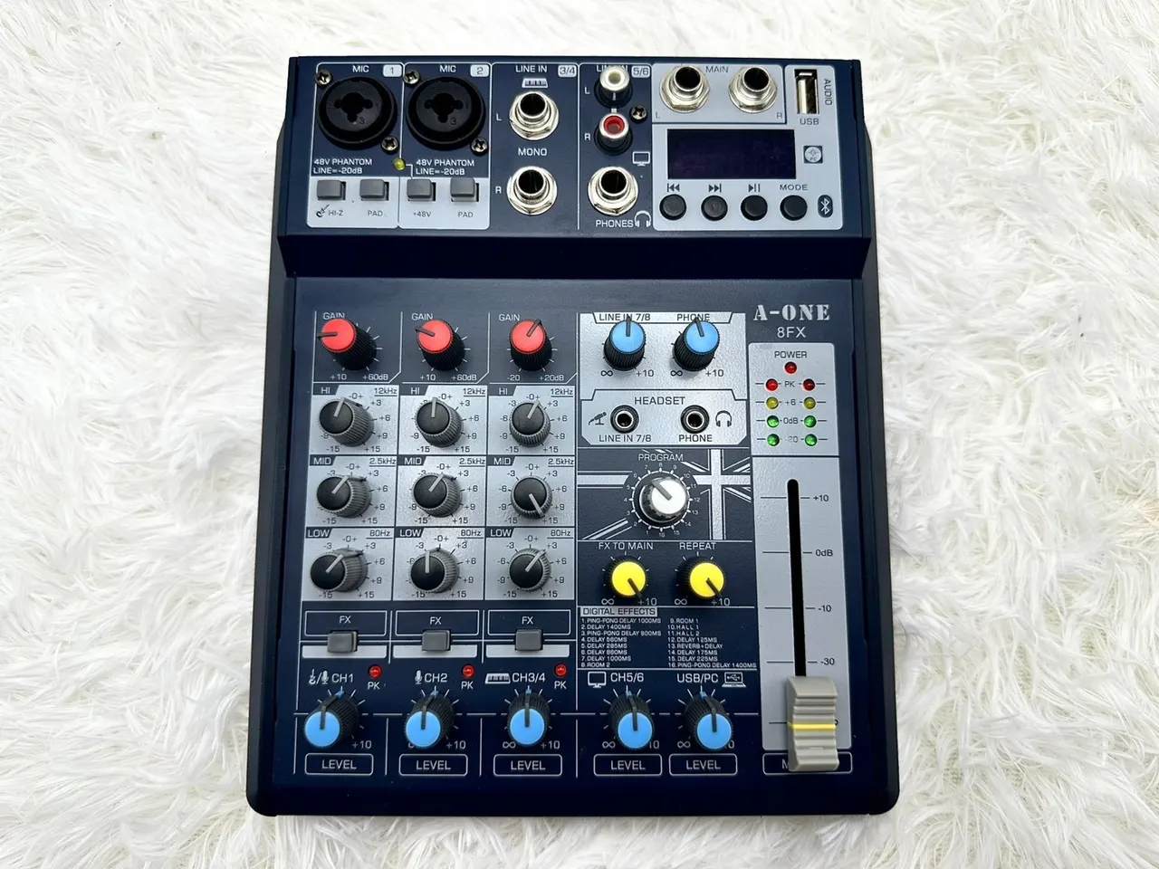 สินค้าใหม่ มือ 1‼ Audio Mixer A-ONE รุ่น Notepad-8FX รูปที่ 2