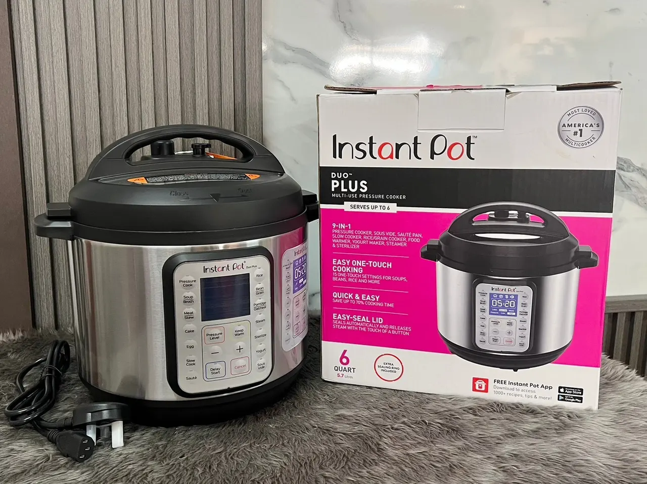 ‼️มือหนึ่ง หม้ออัดแรงดันไฟฟ้า Instant Pot Duo Plus 9-in-1 รูปที่ 2