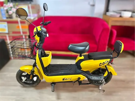 จักรยานไฟฟ้า EM BIKE รุ่น ECO สีเหลือง
