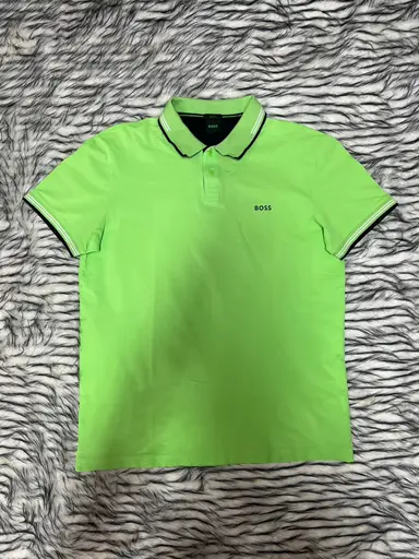 เสื้อโปโล BOSS (Hugo Boss) Paddy Polo Shirt สีเขียวมะนาว