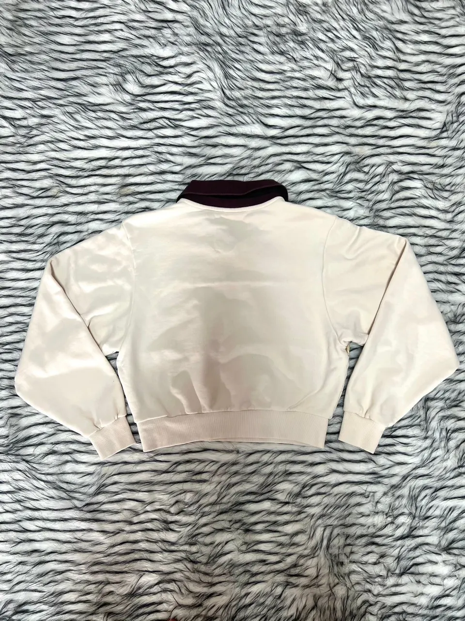 ☕️🍂 adidas Originals Spo Femme Crew Sweatshirt — สี Wonder White (JC6852) 🍂☕️ รูปที่ 2