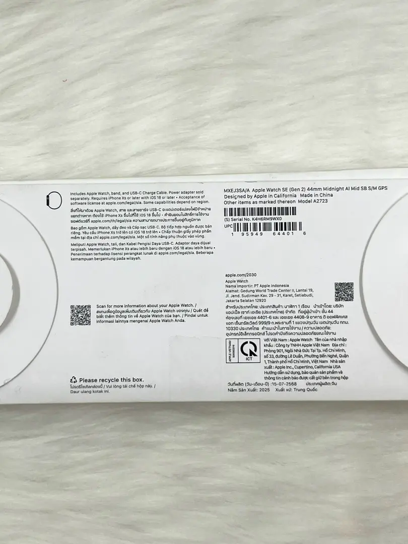 Apple Watch SE 2 GPS 44MM รูปที่ 2