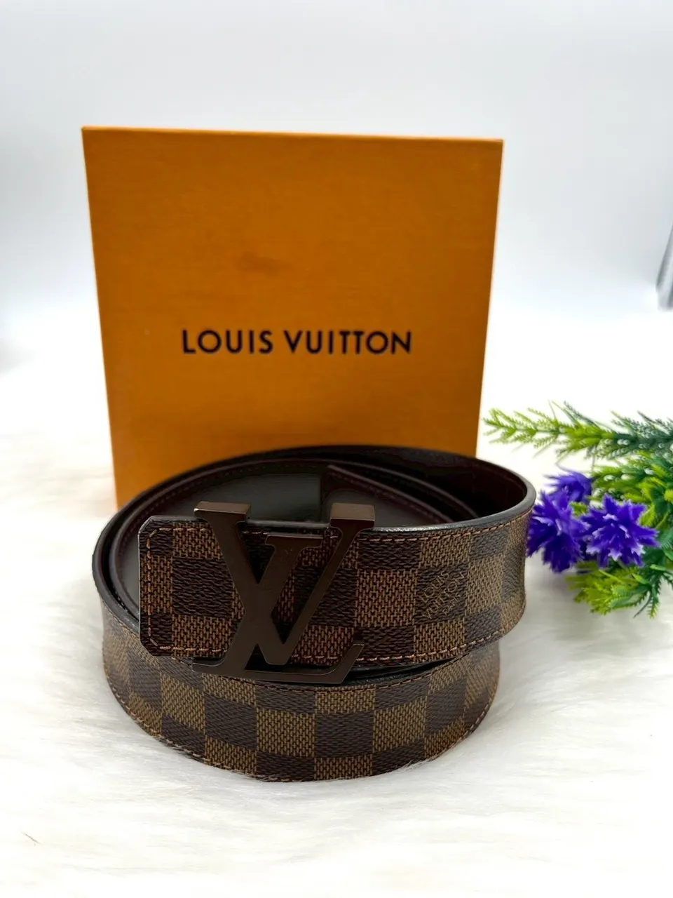 Used LV Belt Damier Ebene Size 95/36 DC 15 รูปที่ 2