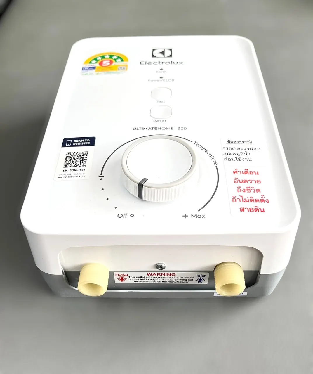 เครื่องทำน้ำอุ่น ELECTROLUX EWE351PX-DWX5 3,500 วัตต์ รูปที่ 2