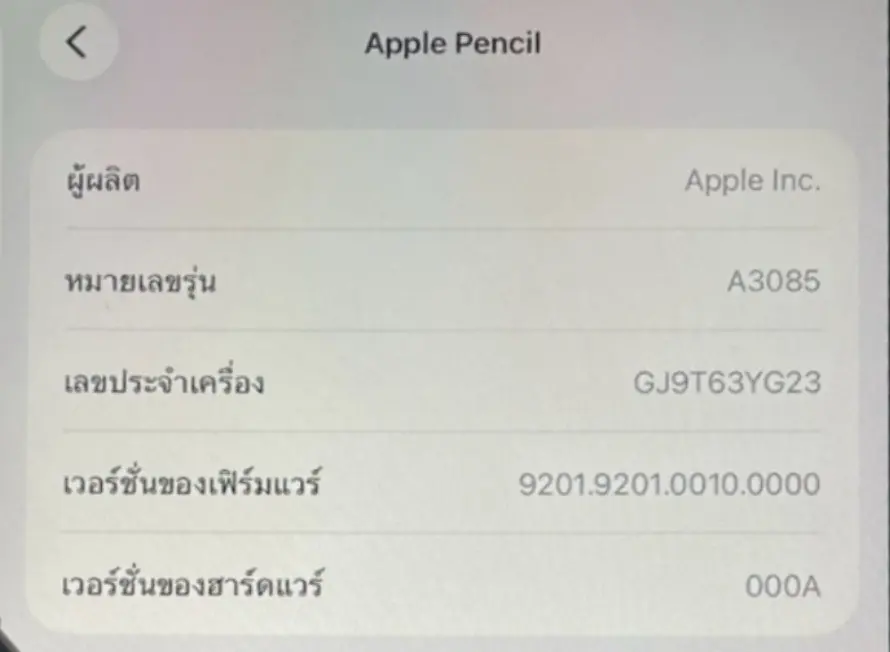 Apple Pencil (USB-C) รูปที่ 2