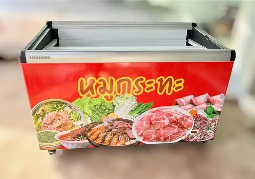 ตู้แช่หมูกระทะ LIEBHERR EFE 3503 ขนาด 10 คิว ฝากระจกบานเลื่อน