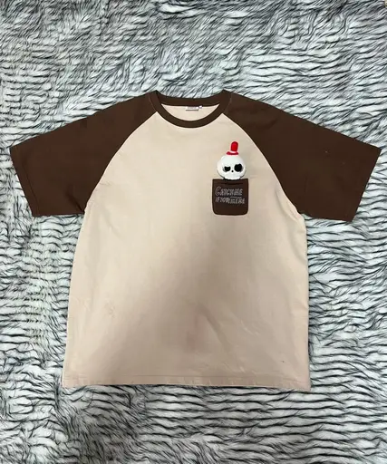 เสื้อยืดคอลเลกชั่น "The Monsters Catch Me If You Like Me" จาก POP MART ลาย Labubu x Tycoco.