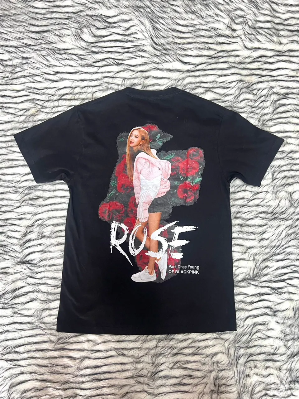 🖤💗 เสื้อยืด Rosé BLACKPINK (Park Chae Young) สไตล์วินเทจ 💗🖤 รูปที่ 2
