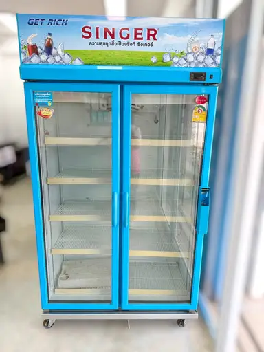 SINGER ตู้แช่ เครื่องดื่ม2ประตู ขนาด 28 คิว รุ่น SGPM-2803